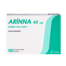 ARİNNA 40 mg 28 COMPRIMÉ ENROBÉ ENTERIK