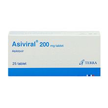 ASİVİRAL 200 MG 25 COMPRIMÉ