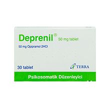 DEPRENİL 50 MG 30 COMPRIMÉ