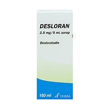 DESLORAN 2,5 MG/5 ML 150 ML SIROP