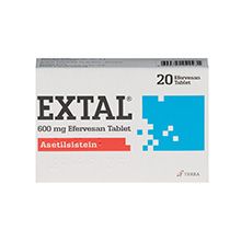 EXTAL 600 MG 20 EFFERVESAN COMPRIMÉ